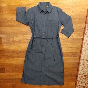 L.L.Bean denim dress